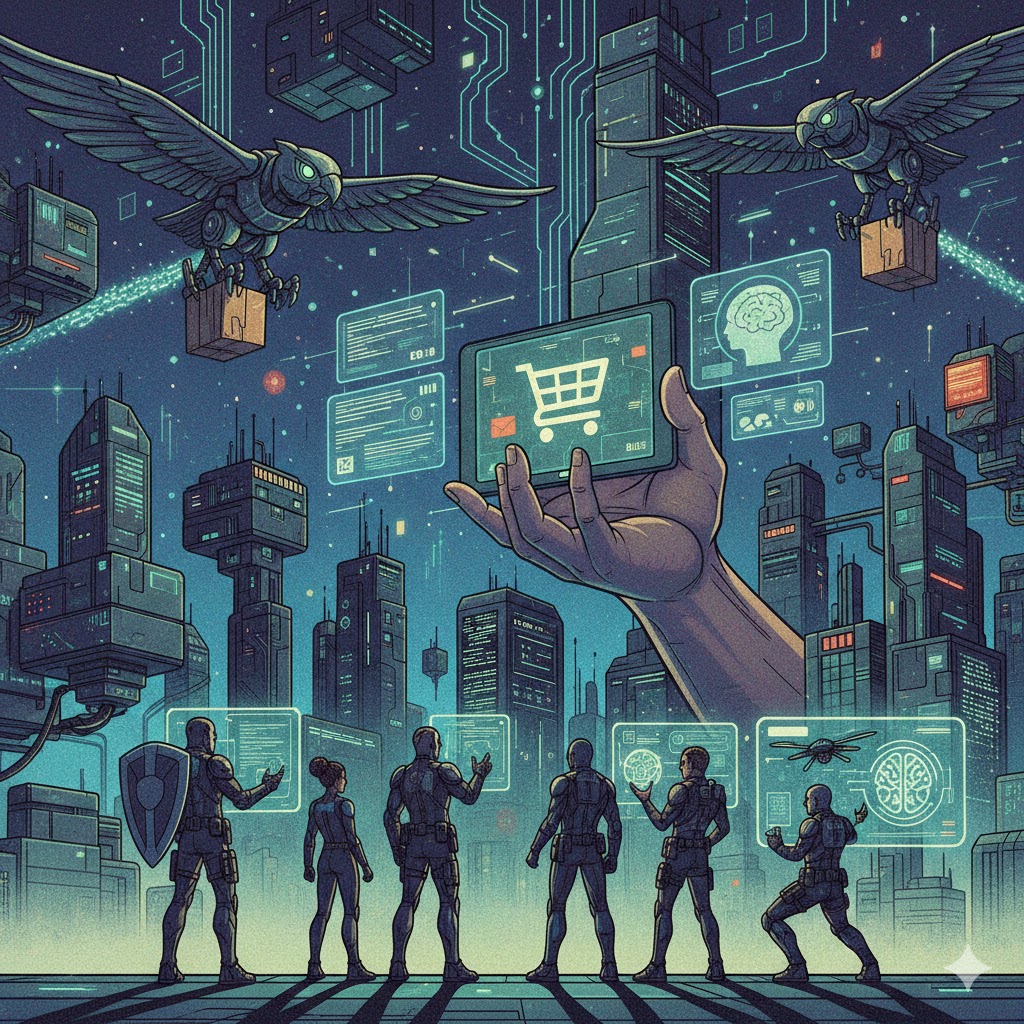 Digital Defenders superhero team assembled to protect your e-commerce universe